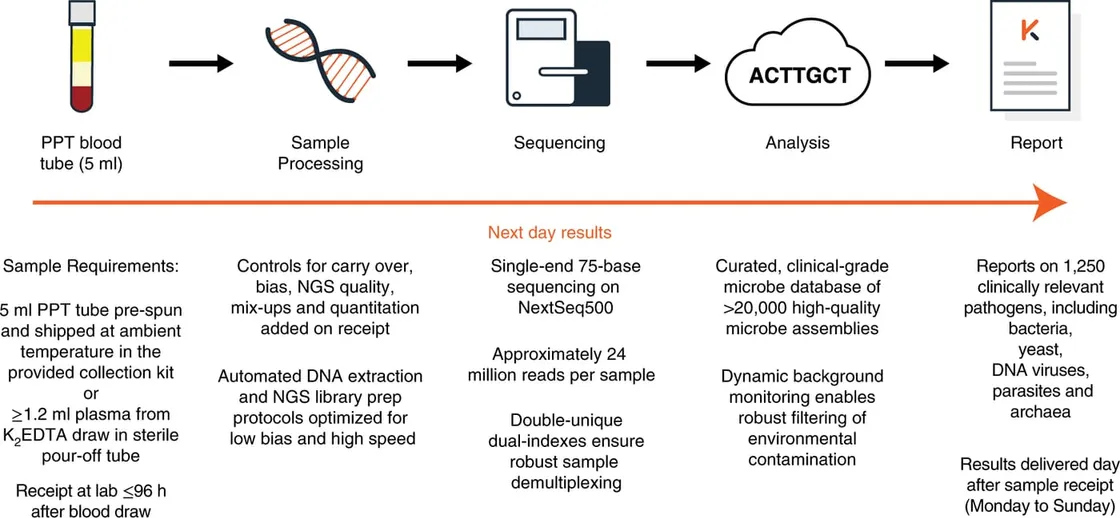 How a microbiota test with NGS Nanopore works
